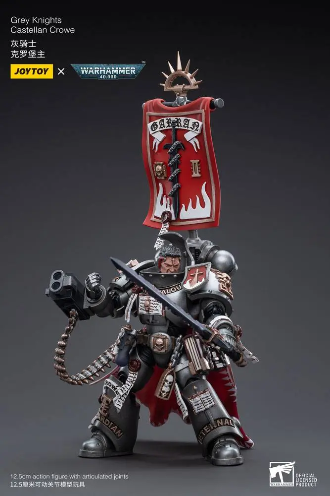 Figurină de acțiune Warhammer 40k 1/18 Grey Knights Castellan Crowe 12 cm poza produsului