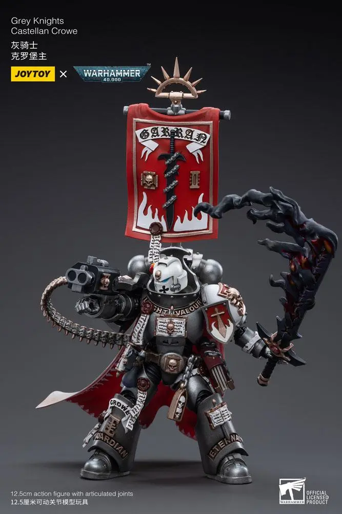 Figurină de acțiune Warhammer 40k 1/18 Grey Knights Castellan Crowe 12 cm poza produsului