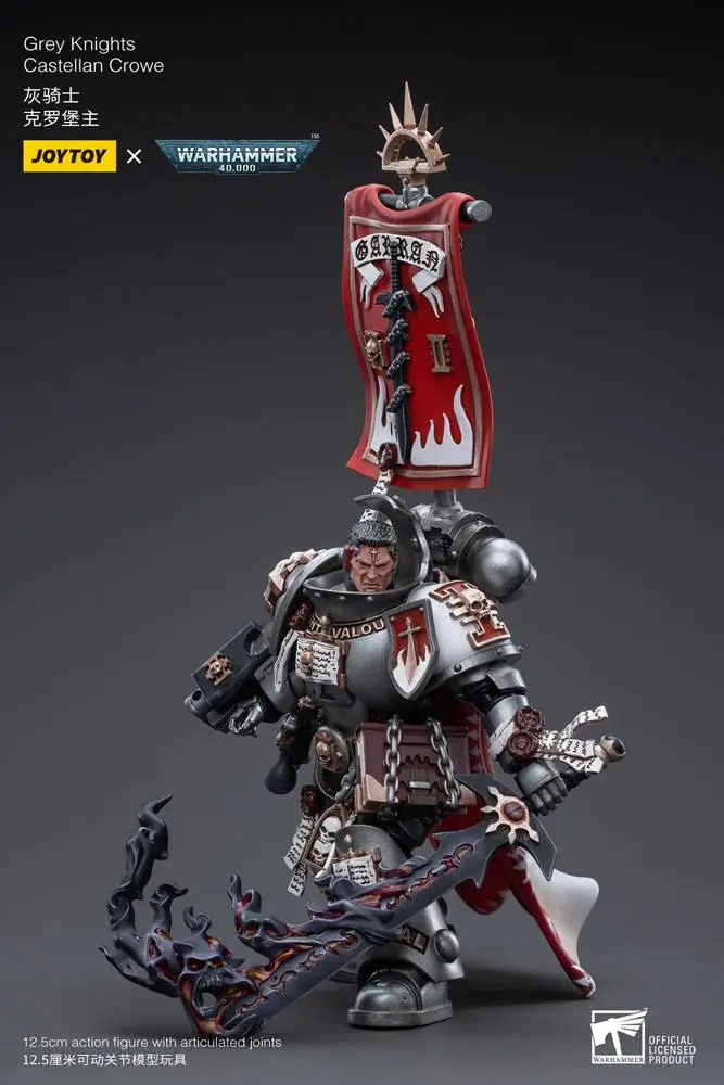Figurină de acțiune Warhammer 40k 1/18 Grey Knights Castellan Crowe 12 cm poza produsului