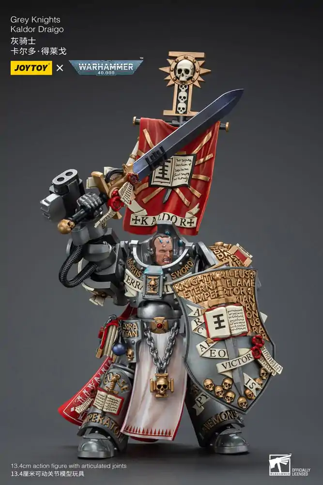 Figurină de acțiune Warhammer 40k 1/18 Grey Knights Kaldor Draigo 14 cm poza produsului