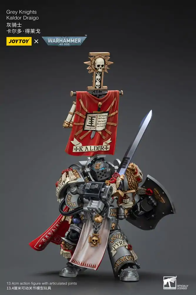 Figurină de acțiune Warhammer 40k 1/18 Grey Knights Kaldor Draigo 14 cm poza produsului