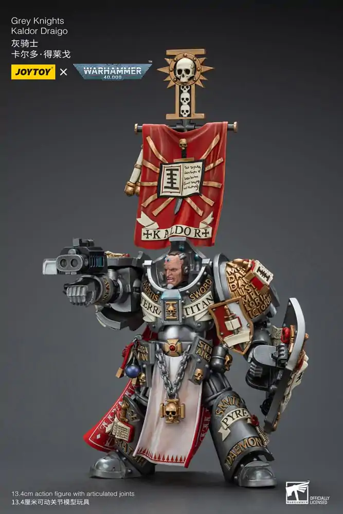 Figurină de acțiune Warhammer 40k 1/18 Grey Knights Kaldor Draigo 14 cm poza produsului