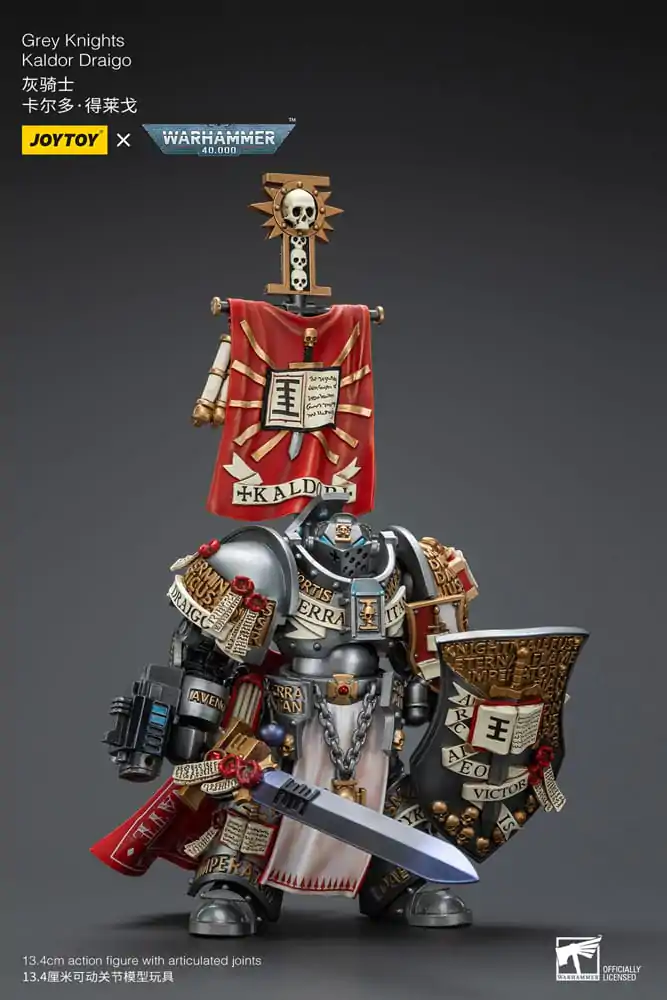 Figurină de acțiune Warhammer 40k 1/18 Grey Knights Kaldor Draigo 14 cm poza produsului