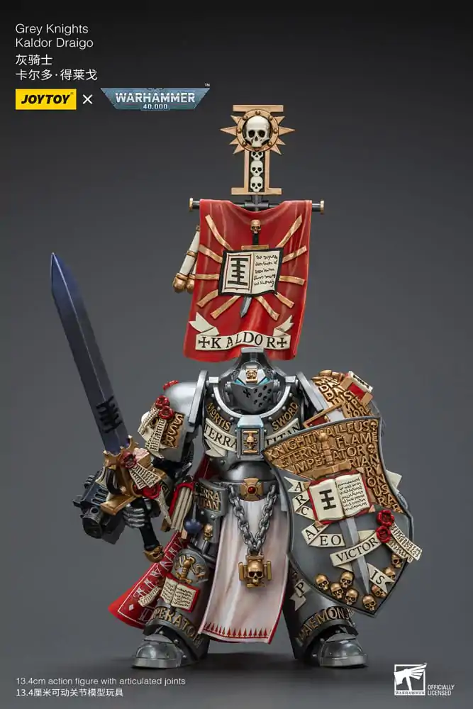 Figurină de acțiune Warhammer 40k 1/18 Grey Knights Kaldor Draigo 14 cm poza produsului