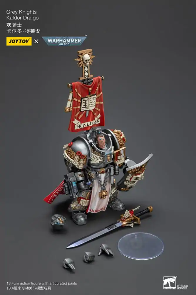 Figurină de acțiune Warhammer 40k 1/18 Grey Knights Kaldor Draigo 14 cm poza produsului