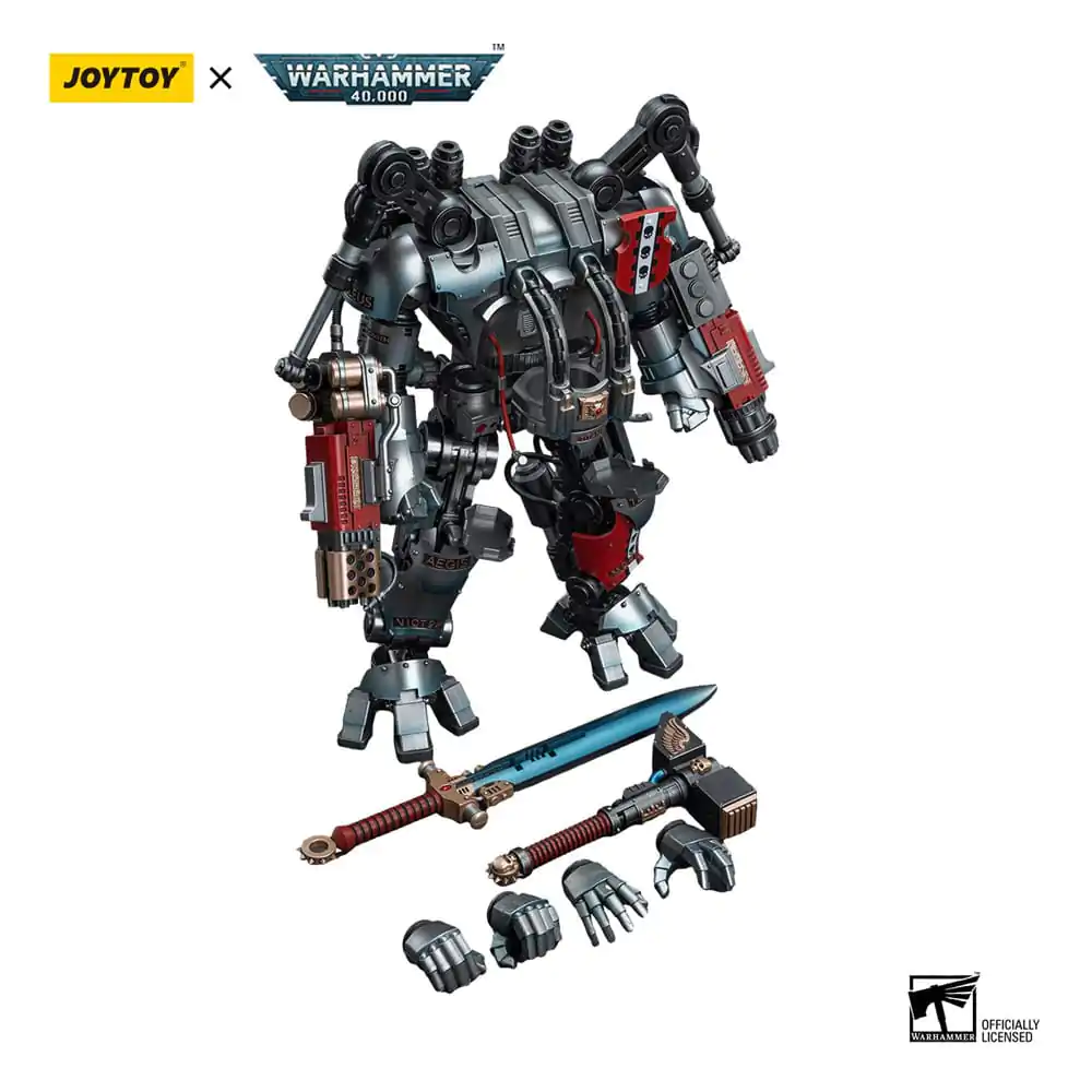 Warhammer 40k figurină de acțiune 1/18 Grey Knights Nemesis Dreadknight (Inclusiv Grey Knights Terminator Caddon Vibova) 12 cm poza produsului