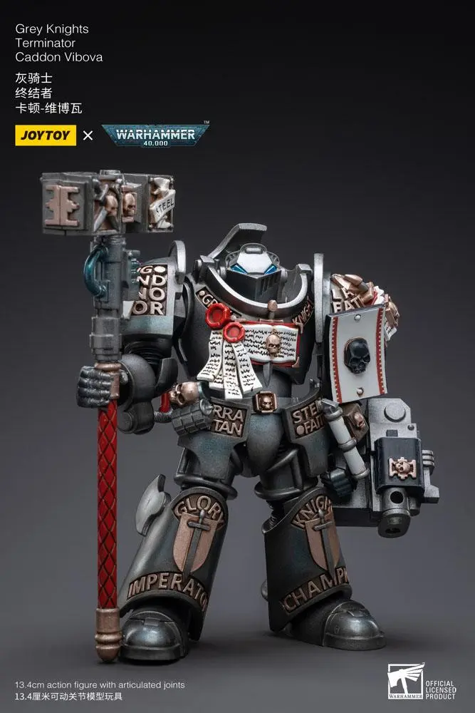 Figurină de acțiune Warhammer 40k 1/18 Grey Knights Terminator Caddon Vibova 13 cm poza produsului