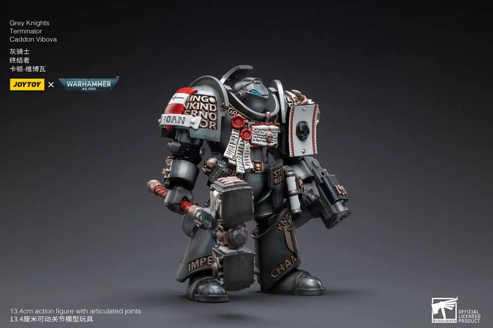 Figurină de acțiune Warhammer 40k 1/18 Grey Knights Terminator Caddon Vibova 13 cm poza produsului