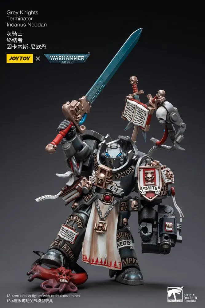 Figurina de actiune Warhammer 40k 1/18 Grey Knights Terminator Incanus Neodan 13 cm poza produsului