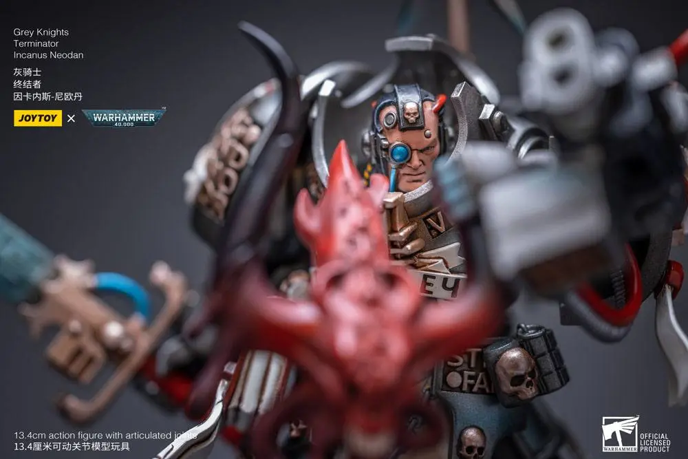 Figurina de actiune Warhammer 40k 1/18 Grey Knights Terminator Incanus Neodan 13 cm poza produsului