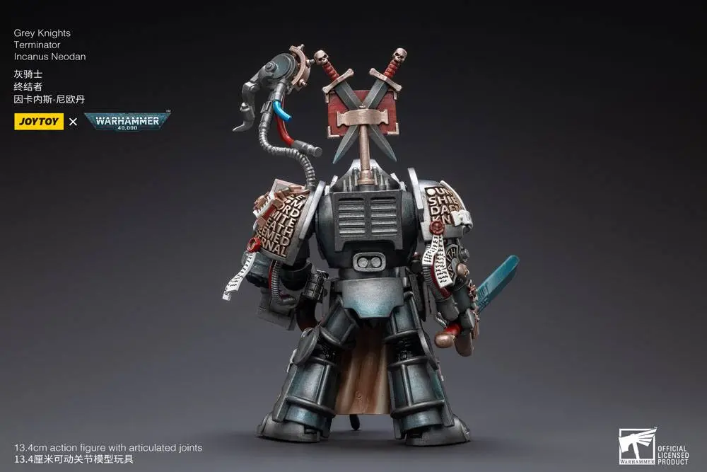 Figurina de actiune Warhammer 40k 1/18 Grey Knights Terminator Incanus Neodan 13 cm poza produsului