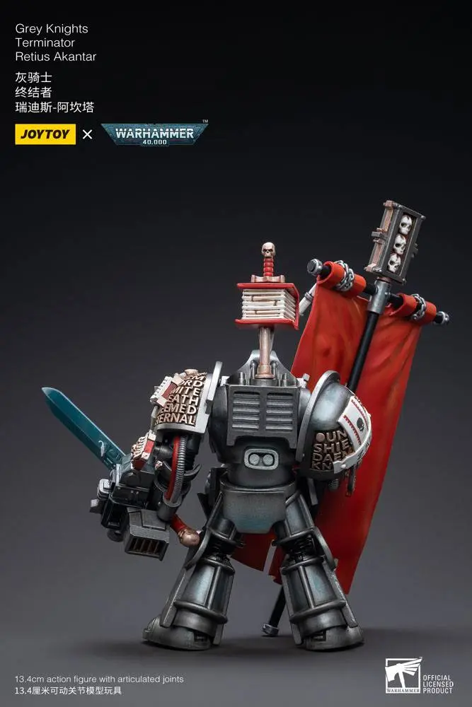 Warhammer 40k Figurina de actiune 1/18 Grey Knights Terminator Retius Akantar 13 cm poza produsului