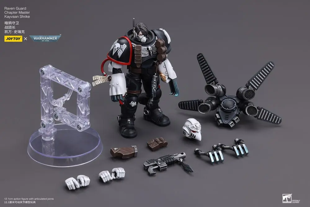Warhammer 40k Figurina de acțiune 1/18 Raven Guard Chapter Master Kayvaan Shrike 12 cm poza produsului