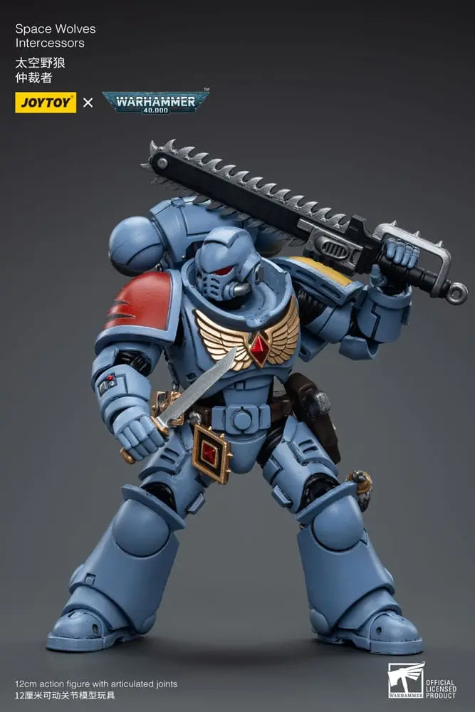 Warhammer 40k Figurina de acțiune 1/18 Space Wolves Intercessors 12 cm poza produsului