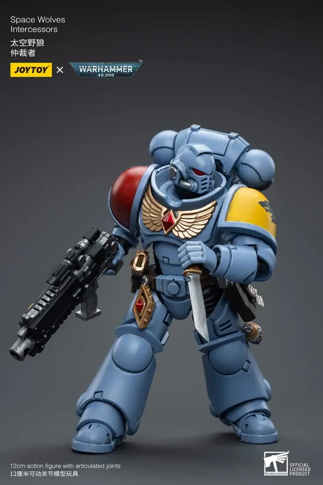 Warhammer 40k Figurina de acțiune 1/18 Space Wolves Intercessors 12 cm poza produsului