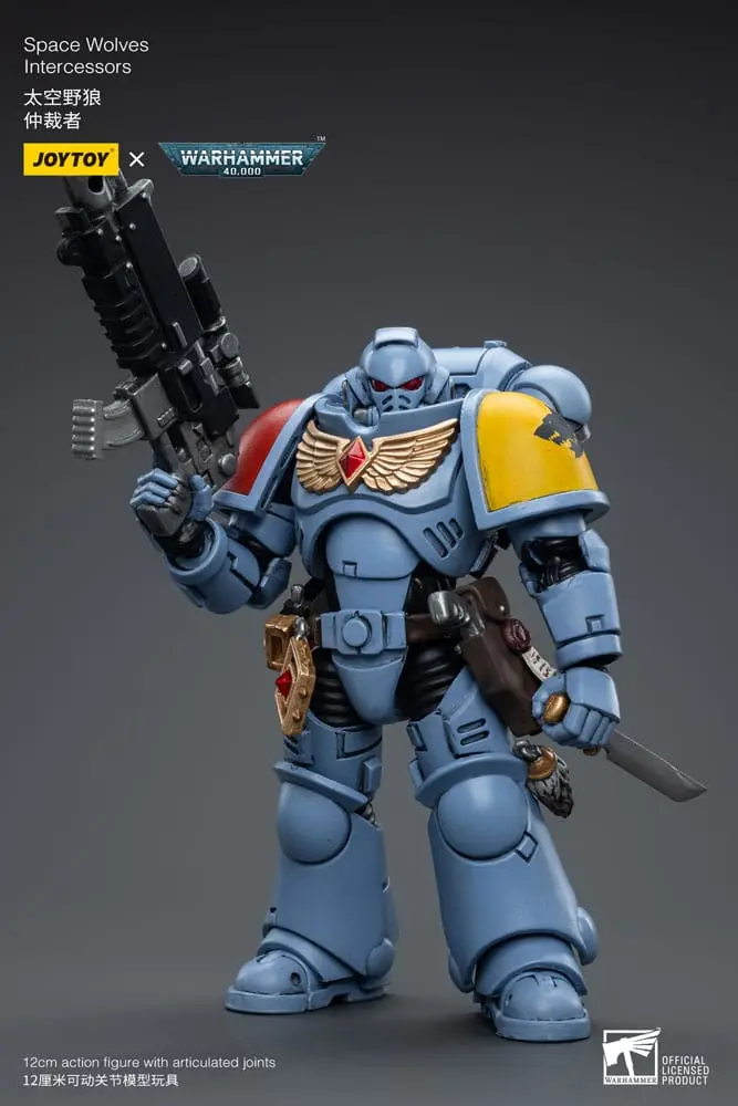 Warhammer 40k Figurina de acțiune 1/18 Space Wolves Intercessors 12 cm poza produsului