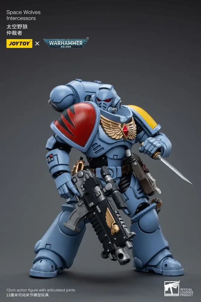 Warhammer 40k Figurina de acțiune 1/18 Space Wolves Intercessors 12 cm poza produsului
