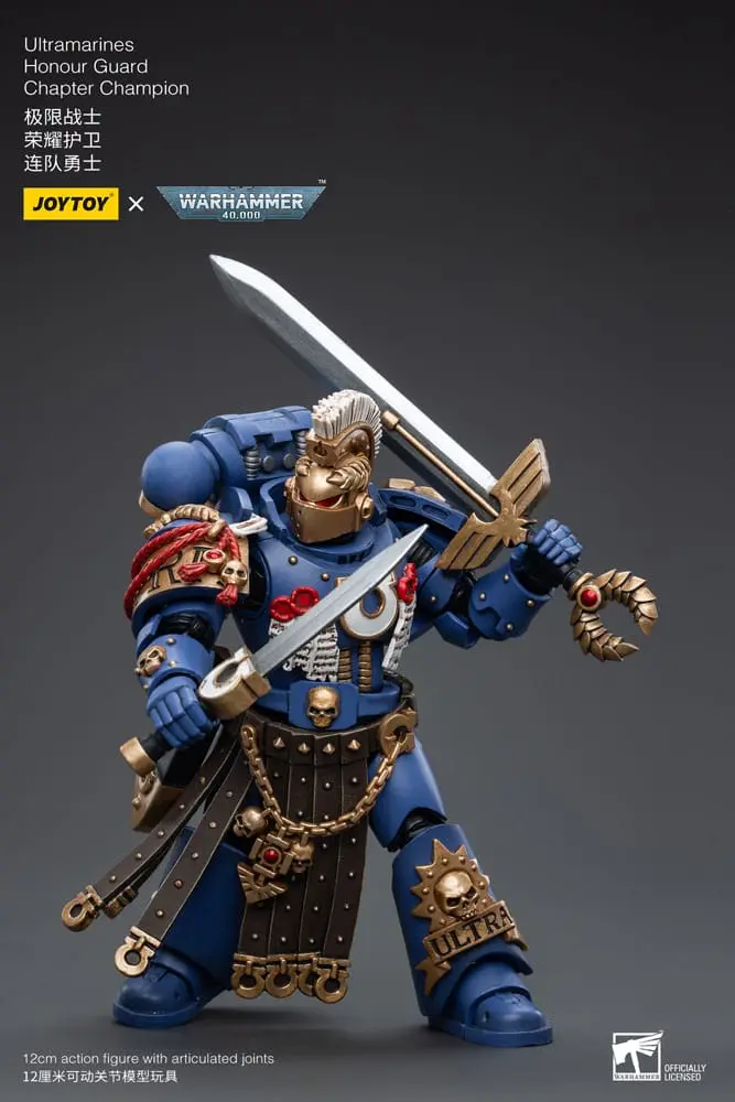 Figurină de acțiune Warhammer 40k 1/18 Ultramarines Honour Guard Campion de Capitol 12 cm poza produsului