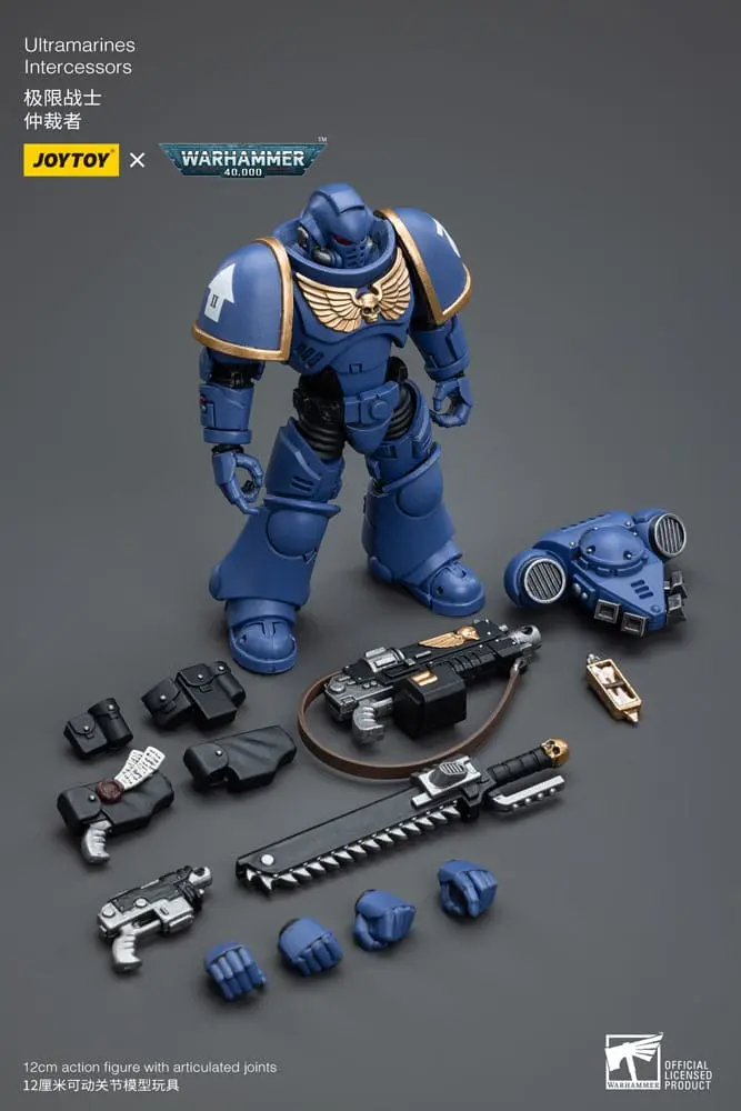 Figurină de acțiune Warhammer 40k 1/18 Ultramarines Intercessors 12 cm poza produsului