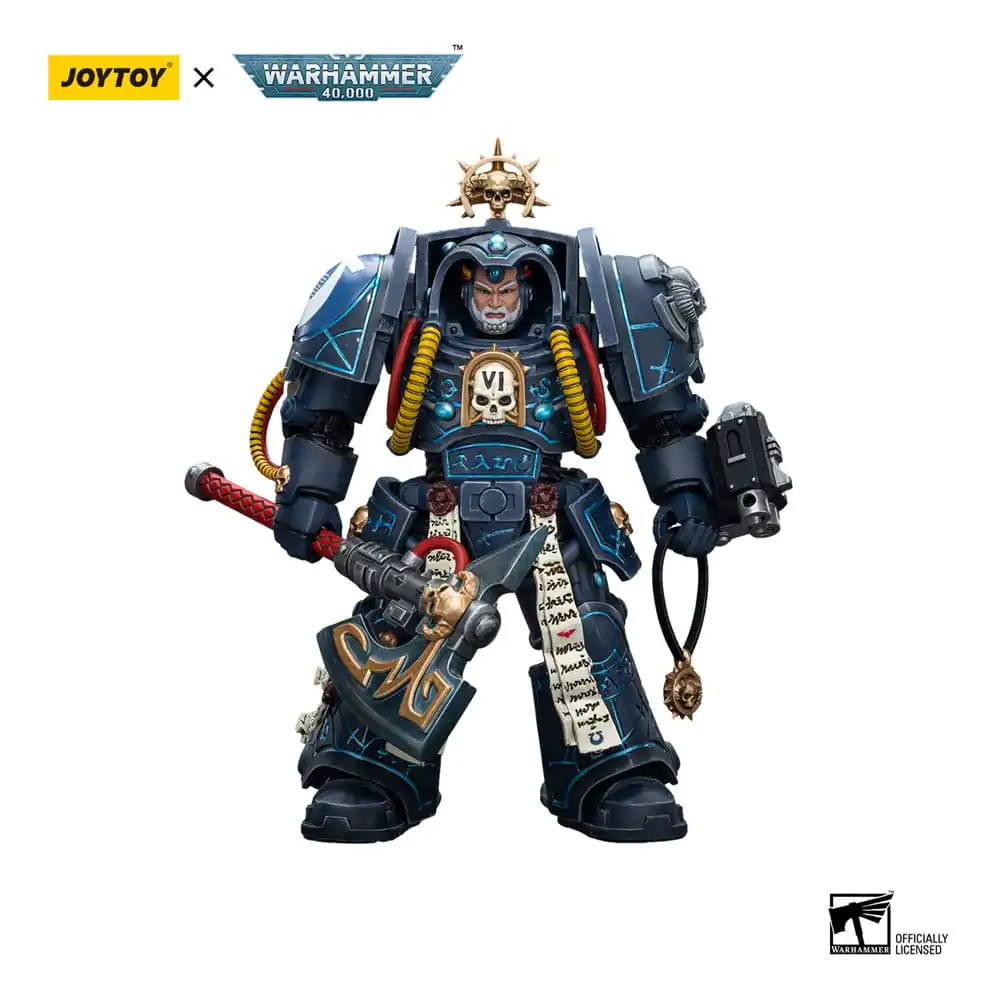 Figurină de acțiune Warhammer 40k 1/18 Ultramarines Librarian în armură Terminator 12 cm poza produsului