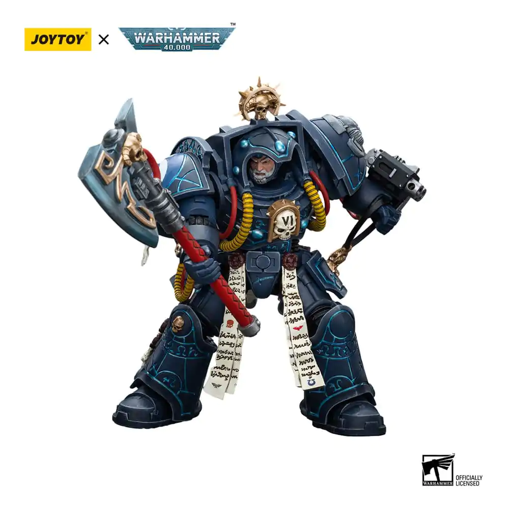 Figurină de acțiune Warhammer 40k 1/18 Ultramarines Librarian în armură Terminator 12 cm poza produsului