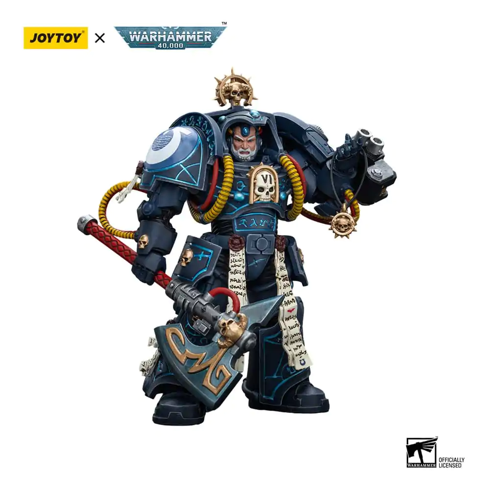 Figurină de acțiune Warhammer 40k 1/18 Ultramarines Librarian în armură Terminator 12 cm poza produsului