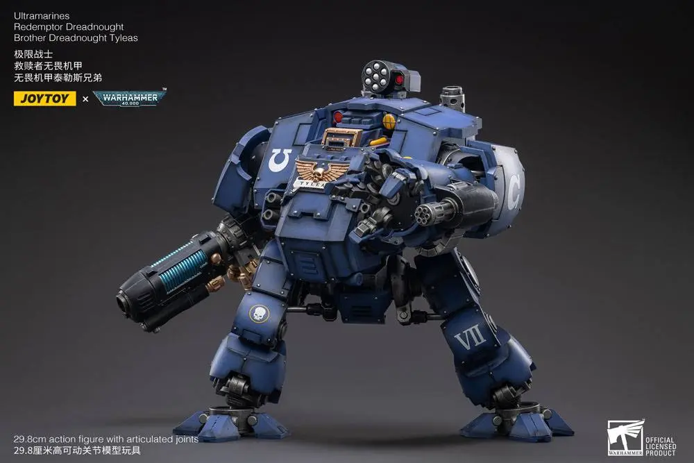 Figurină de acțiune Warhammer 40k 1/18 Ultramarines Redemptor Dreadnought Frate Dreadnought Tyleas 30 cm poza produsului