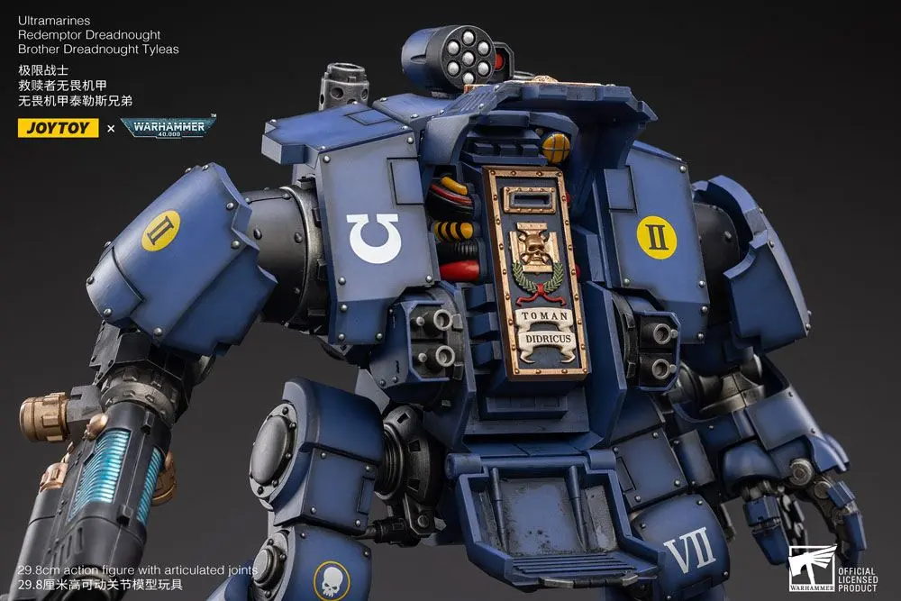 Figurină de acțiune Warhammer 40k 1/18 Ultramarines Redemptor Dreadnought Frate Dreadnought Tyleas 30 cm poza produsului