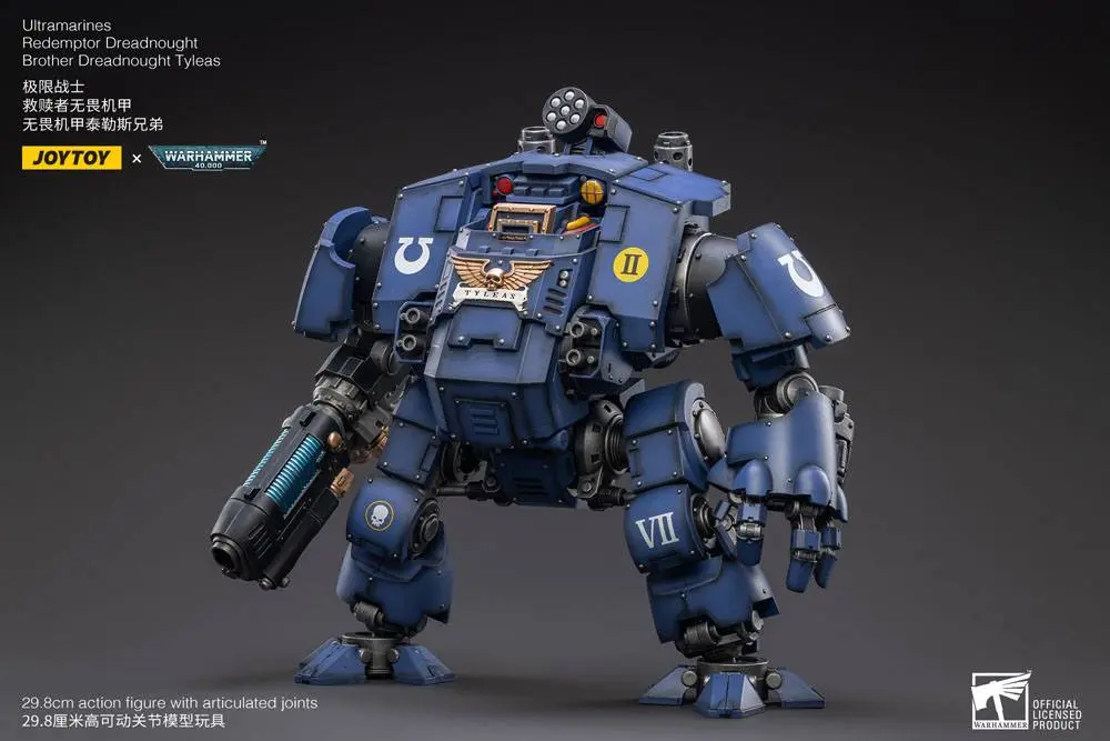 Figurină de acțiune Warhammer 40k 1/18 Ultramarines Redemptor Dreadnought Frate Dreadnought Tyleas 30 cm poza produsului