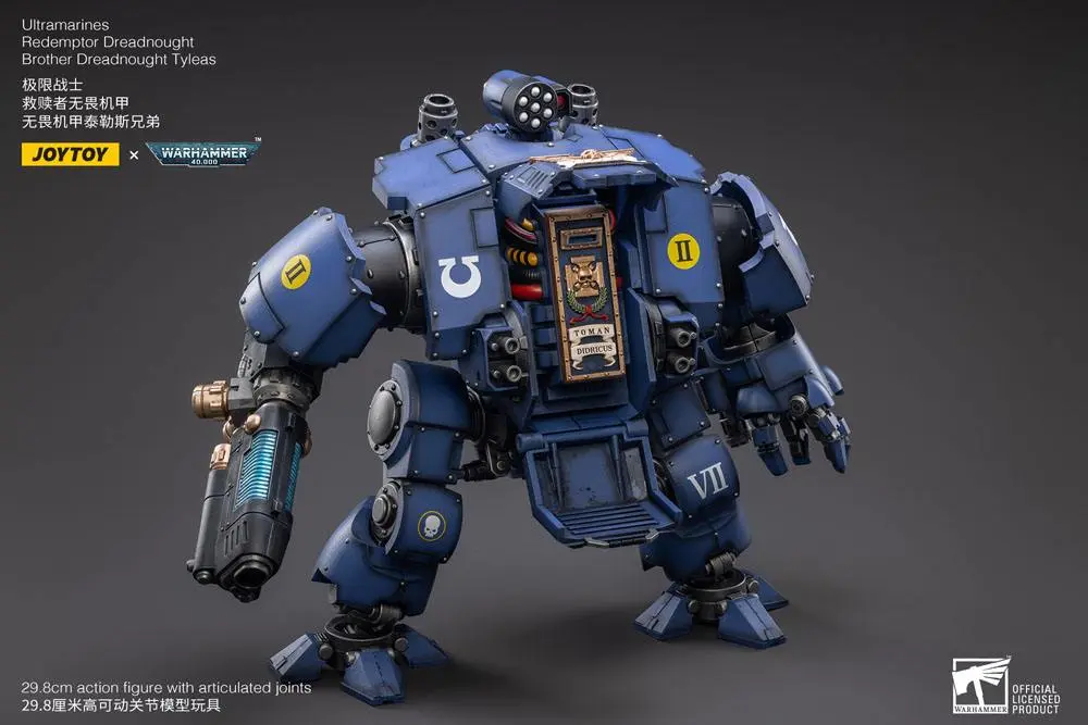 Figurină de acțiune Warhammer 40k 1/18 Ultramarines Redemptor Dreadnought Frate Dreadnought Tyleas 30 cm poza produsului