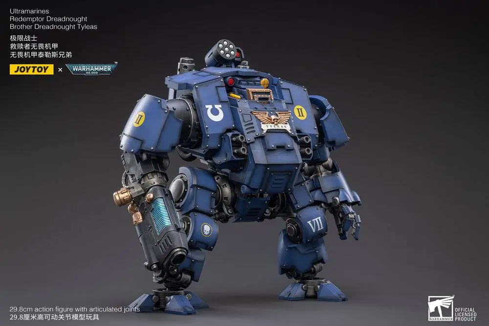 Figurină de acțiune Warhammer 40k 1/18 Ultramarines Redemptor Dreadnought Frate Dreadnought Tyleas 30 cm poza produsului