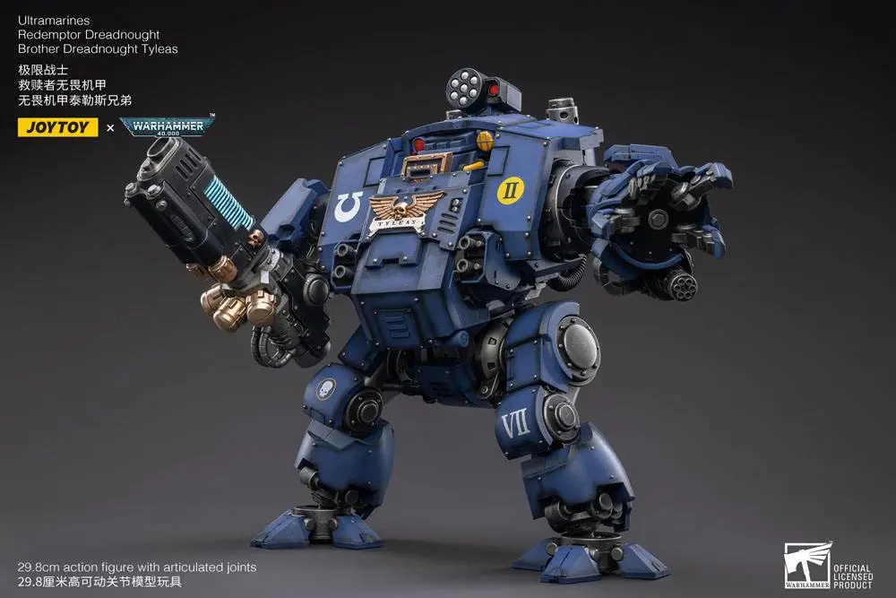 Figurină de acțiune Warhammer 40k 1/18 Ultramarines Redemptor Dreadnought Frate Dreadnought Tyleas 30 cm poza produsului