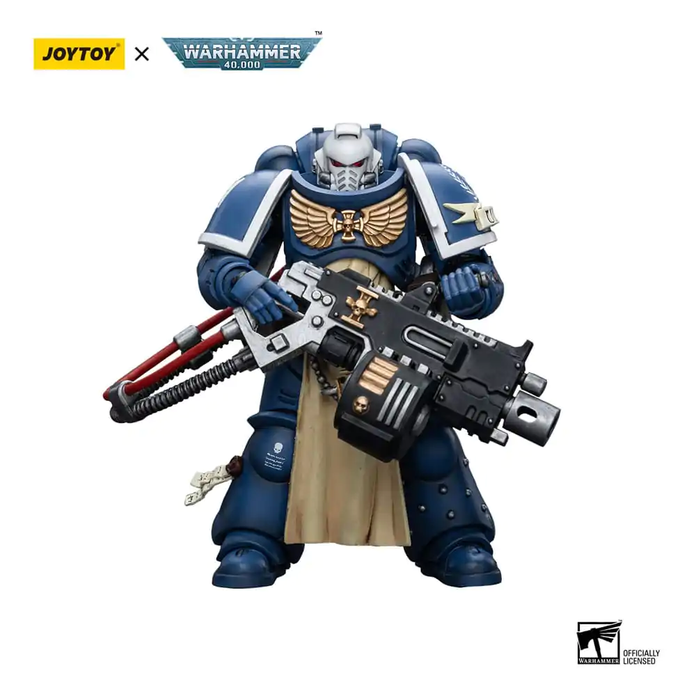 Figurină de acțiune Warhammer 40k 1/18 Ultramarines Sternguard Veteran cu Bolter Greu 12 cm poza produsului