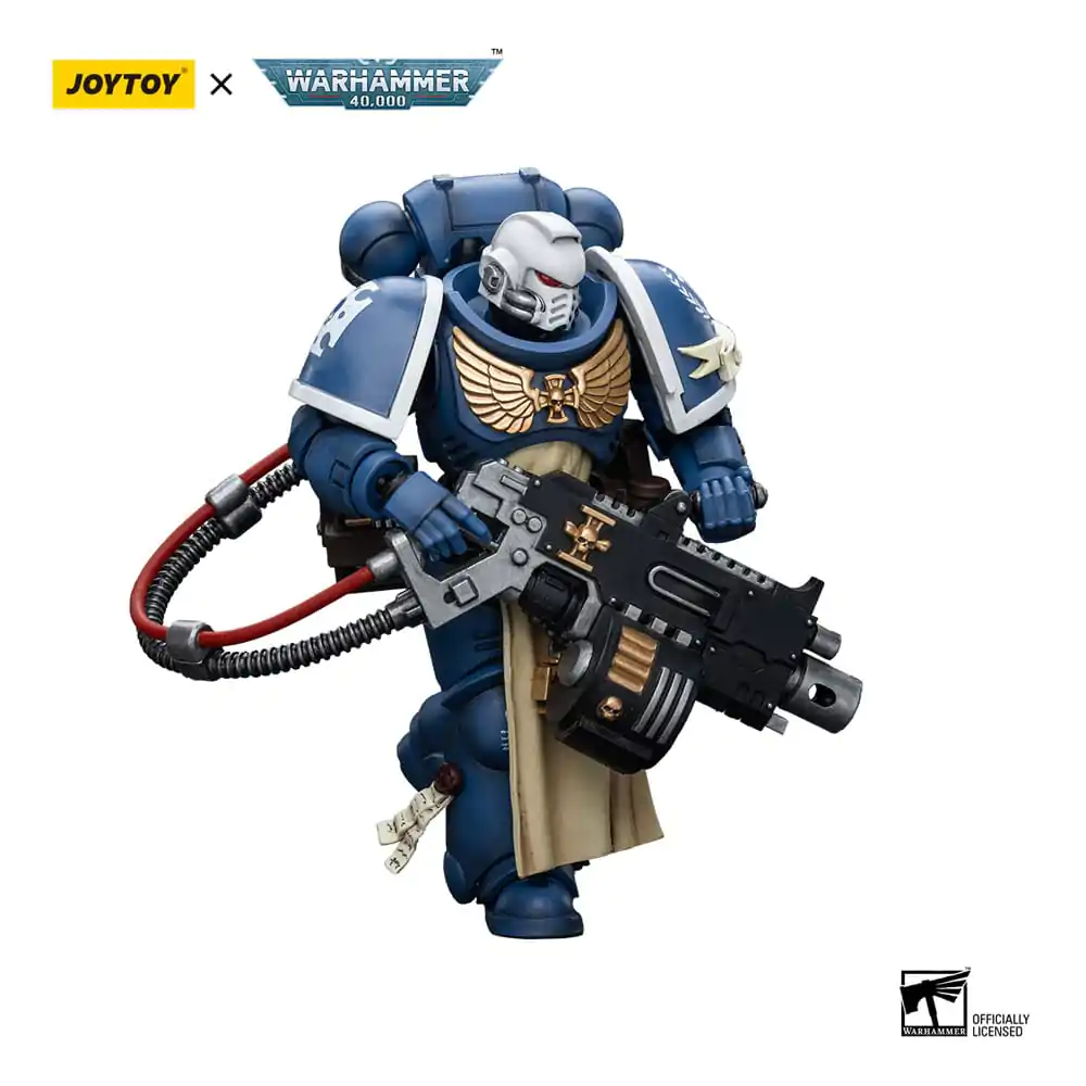 Figurină de acțiune Warhammer 40k 1/18 Ultramarines Sternguard Veteran cu Bolter Greu 12 cm poza produsului