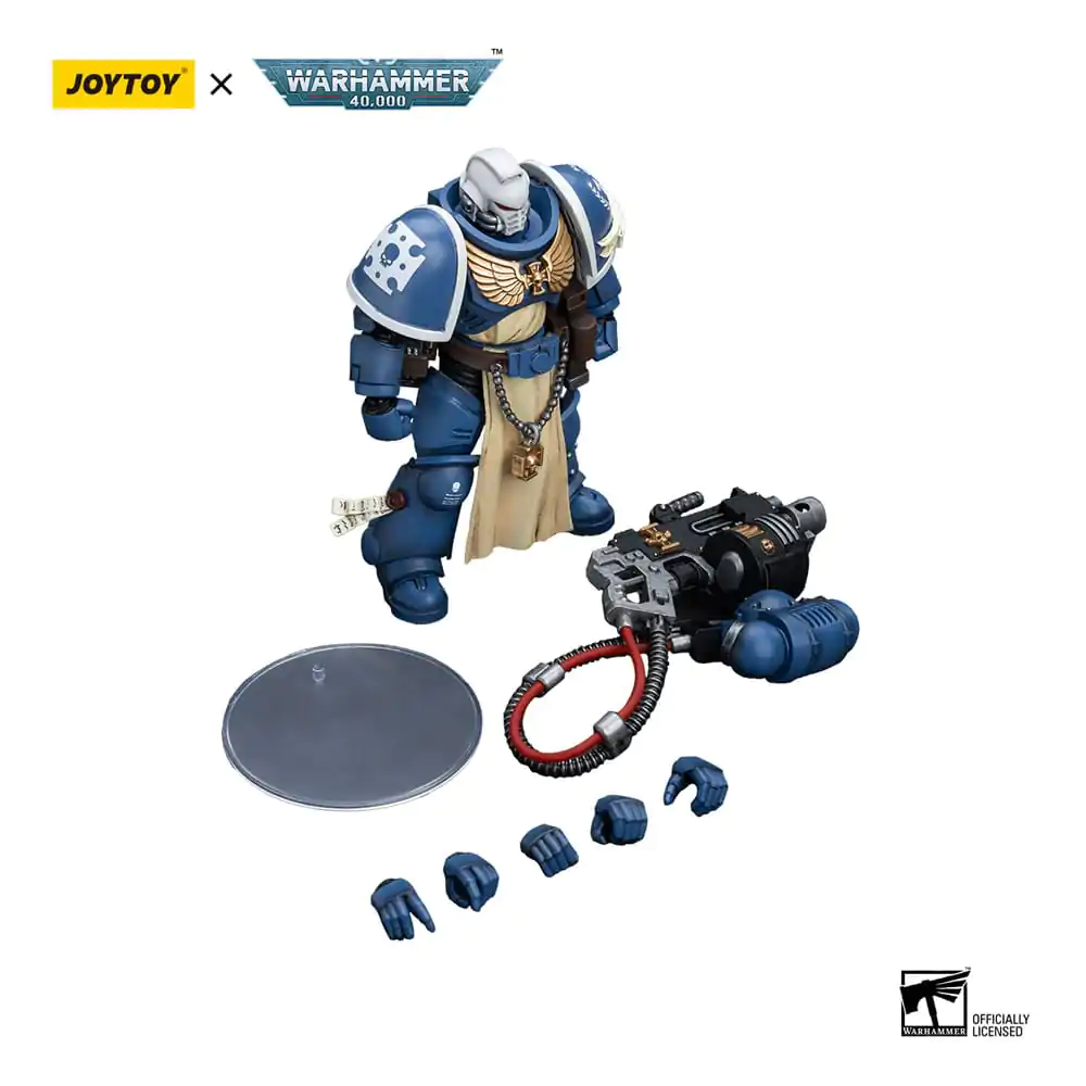 Figurină de acțiune Warhammer 40k 1/18 Ultramarines Sternguard Veteran cu Bolter Greu 12 cm poza produsului