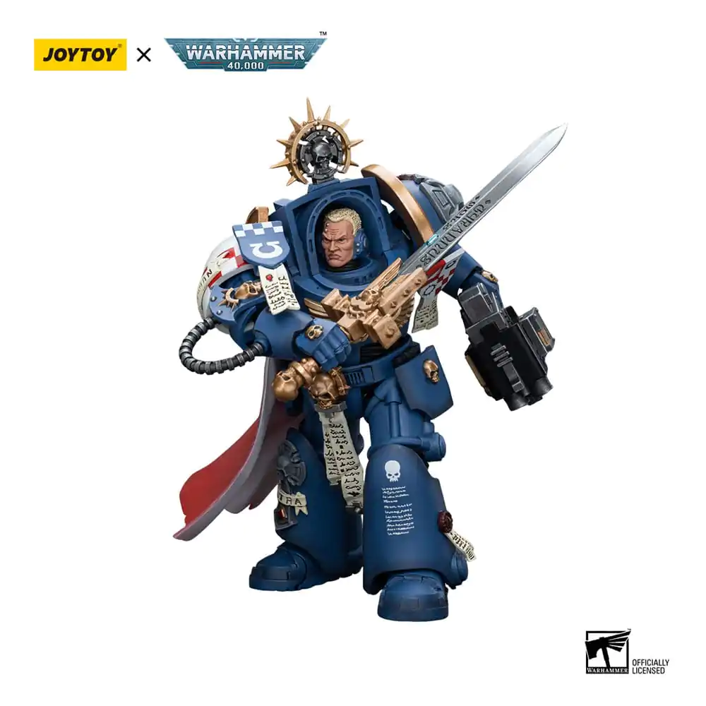 Warhammer 40k Figurina de Acțiune 1/18 Ultramarines Terminator Captain Severus Agemman 12 cm poza produsului