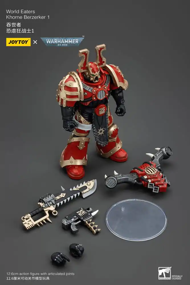 Figurină de acțiune Warhammer 40k 1/18 World Eaters Khorne Berzerker 1 13 cm poza produsului