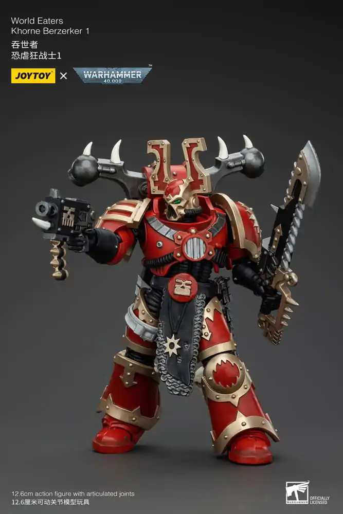 Figurină de acțiune Warhammer 40k 1/18 World Eaters Khorne Berzerker 1 13 cm poza produsului