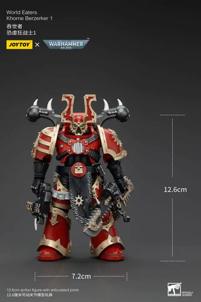 Figurină de acțiune Warhammer 40k 1/18 World Eaters Khorne Berzerker 1 13 cm poza produsului