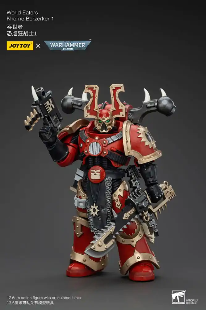 Figurină de acțiune Warhammer 40k 1/18 World Eaters Khorne Berzerker 1 13 cm poza produsului