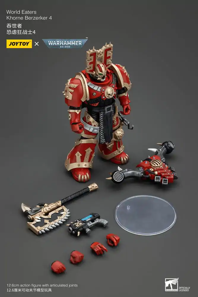 Figurină de acțiune Warhammer 40k 1/18 World Eaters Khorne Berzerker 4 13 cm poza produsului