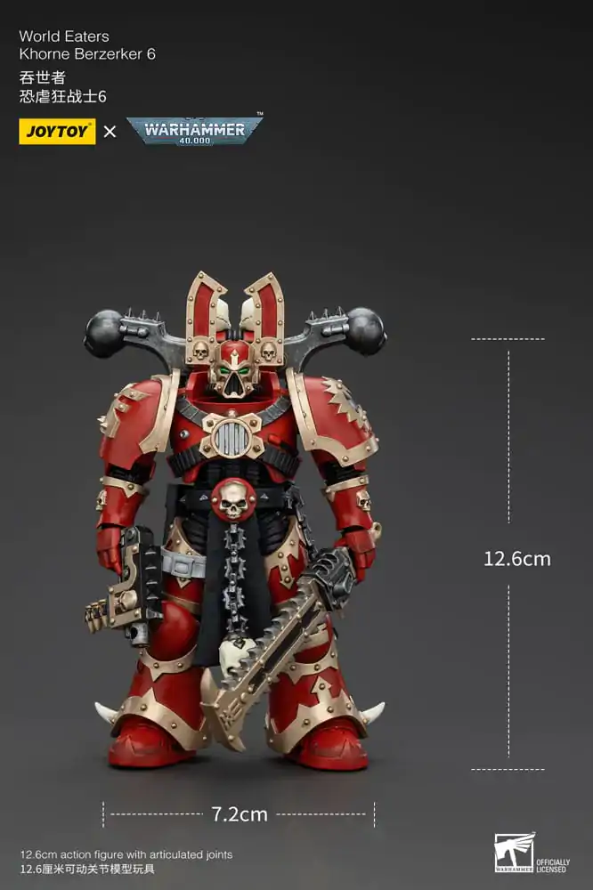 Figurină de acțiune Warhammer 40k 1/18 World Eaters Khorne Berzerker 6 13 cm poza produsului