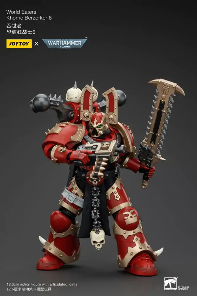 Figurină de acțiune Warhammer 40k 1/18 World Eaters Khorne Berzerker 6 13 cm poza produsului