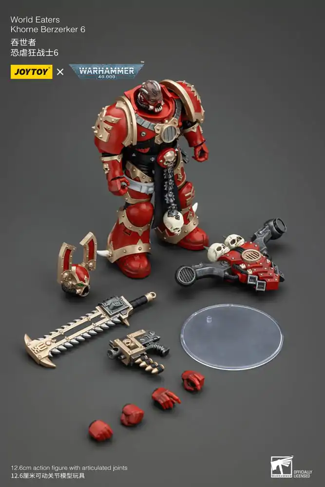 Figurină de acțiune Warhammer 40k 1/18 World Eaters Khorne Berzerker 6 13 cm poza produsului