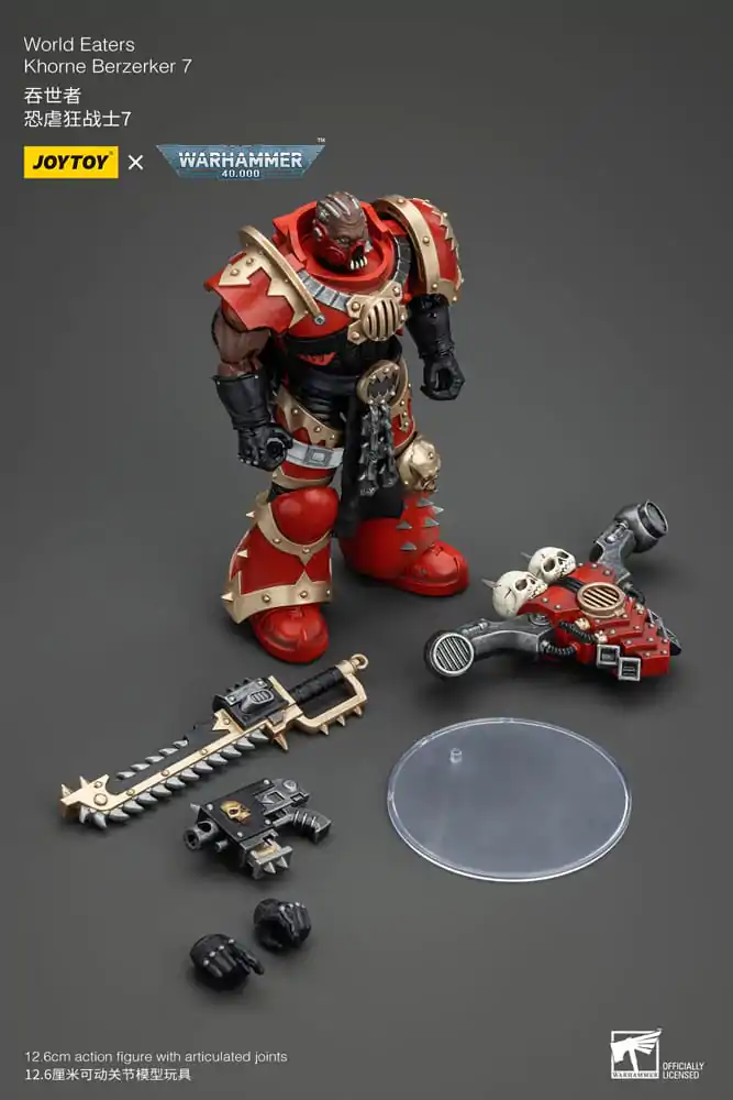 Figurină de acțiune Warhammer 40k 1/18 World Eaters Khorne Berzerker 7 13 cm poza produsului