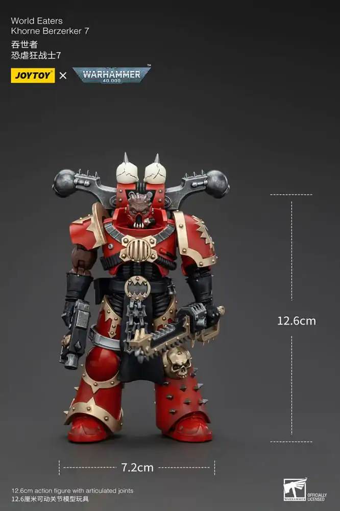 Figurină de acțiune Warhammer 40k 1/18 World Eaters Khorne Berzerker 7 13 cm poza produsului