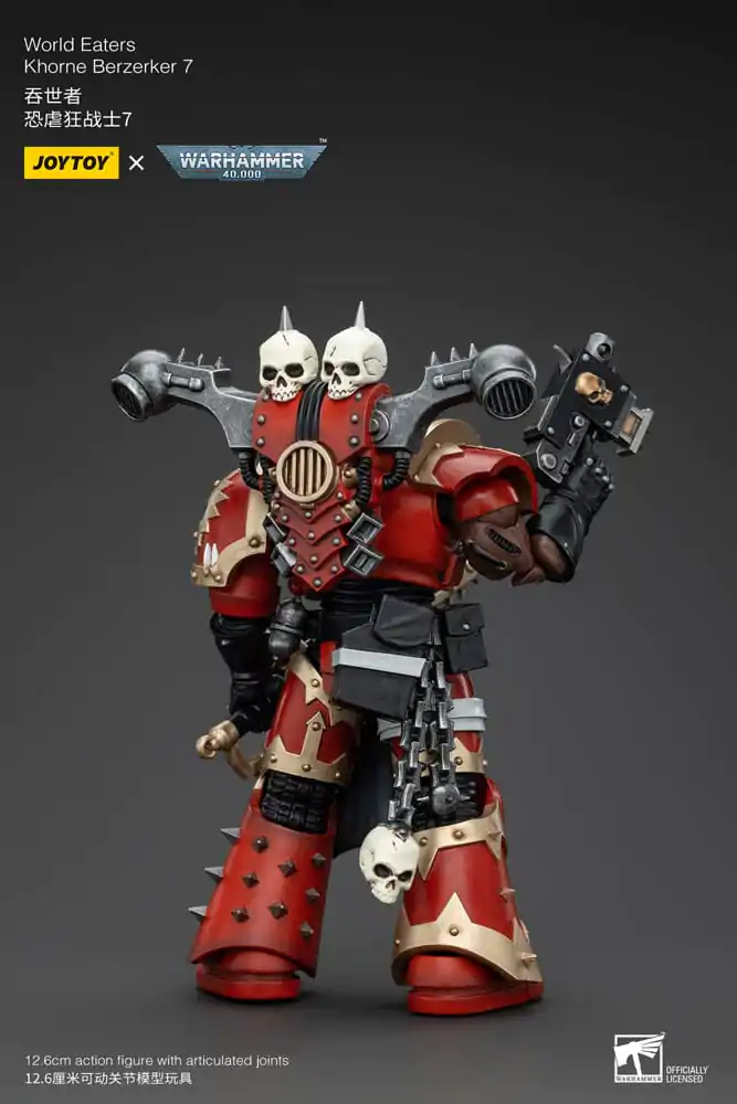 Figurină de acțiune Warhammer 40k 1/18 World Eaters Khorne Berzerker 7 13 cm poza produsului