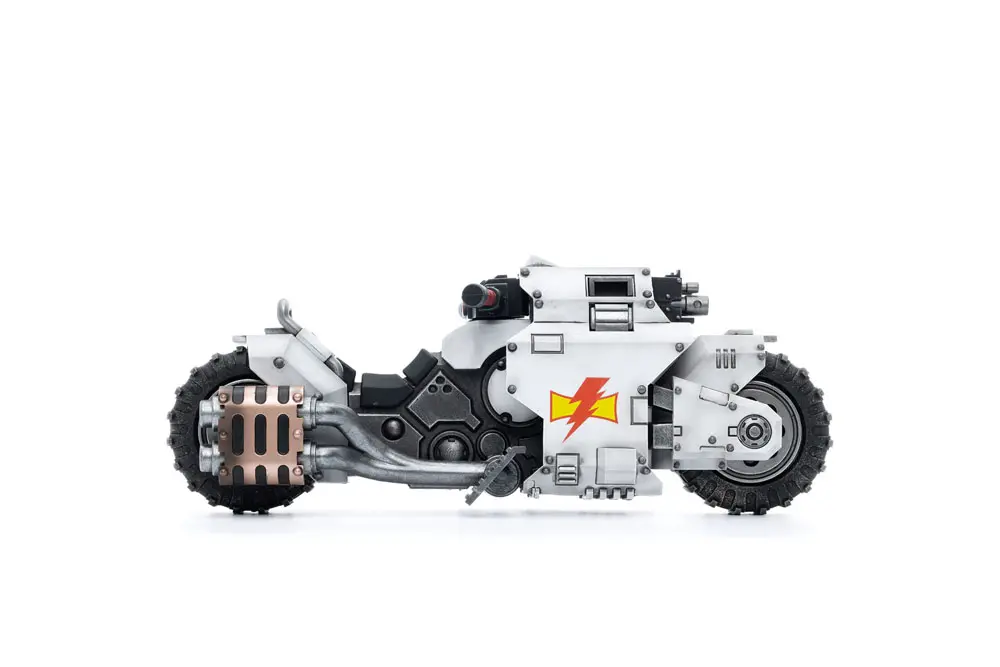 Warhammer 40k Vehicle 1/18 White Scars Raider-pattern Combat Bike 22 cm poza produsului