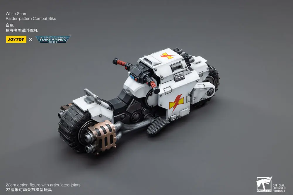 Warhammer 40k Vehicle 1/18 White Scars Raider-pattern Combat Bike 22 cm poza produsului