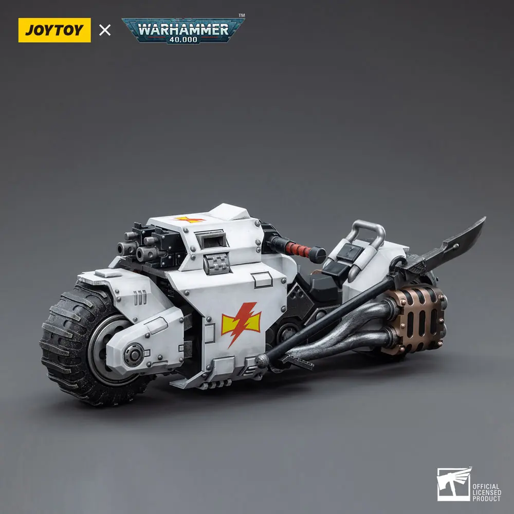 Warhammer 40k Vehicle 1/18 White Scars Raider-pattern Combat Bike 22 cm poza produsului